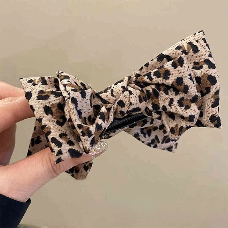 1pc Leopard Bow Hairpin