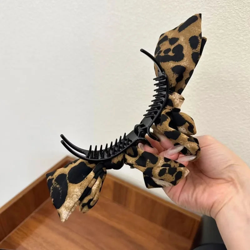1pc Leopard Bow Hairpin