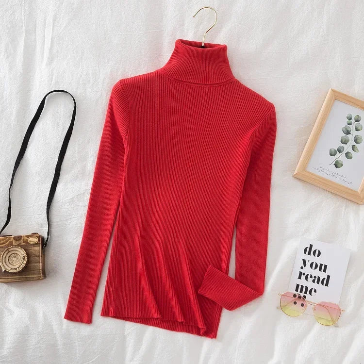 Women Turtleneck Sweater